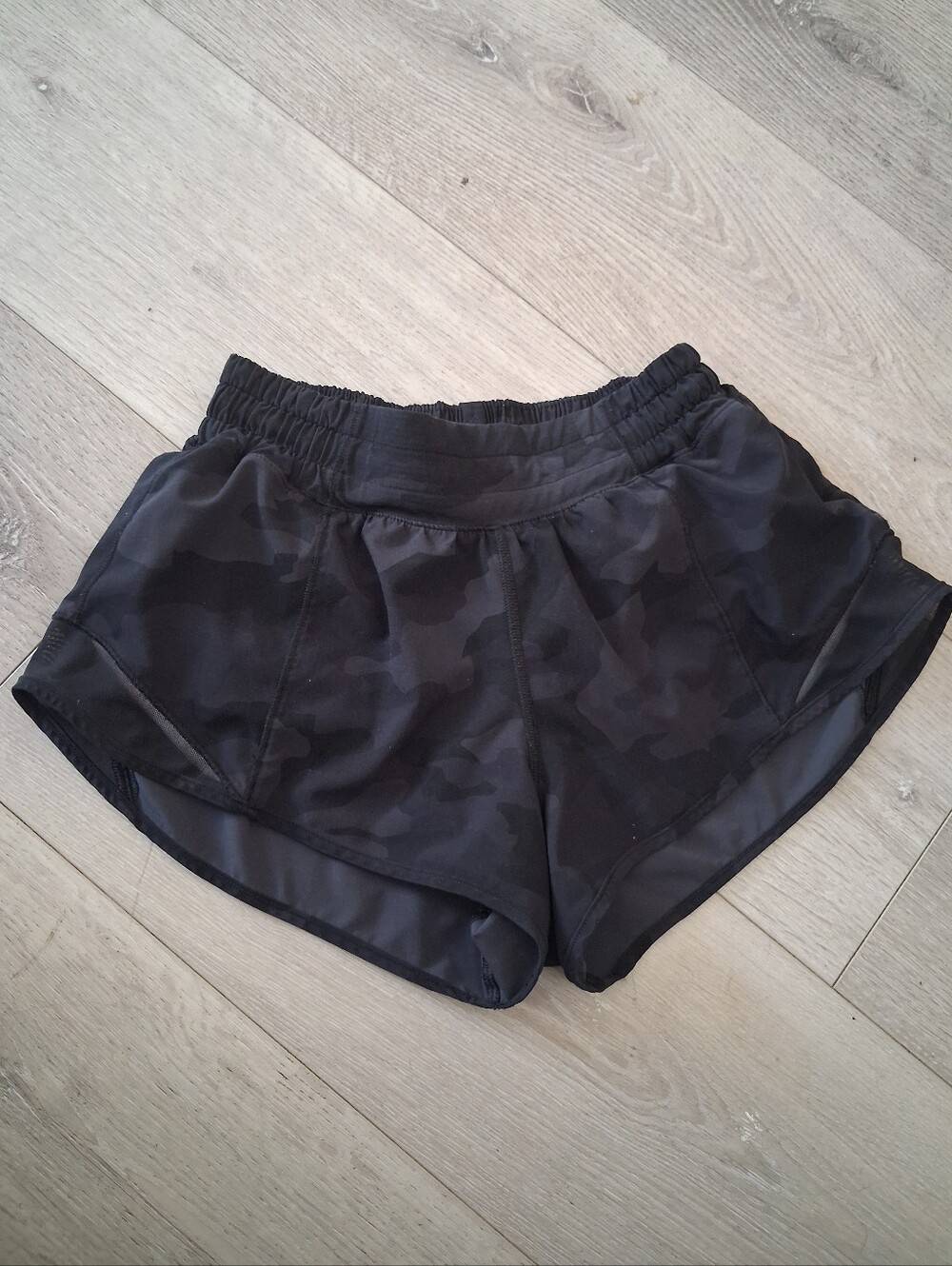 Kids Black Camo Performance Shorts